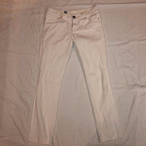 White Missoni Linda Straight Jeans